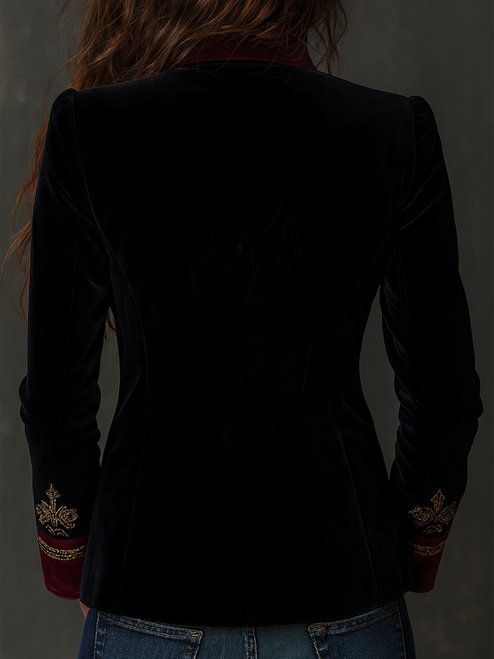 Women’s Vintage Baroque Embroidered Blazer