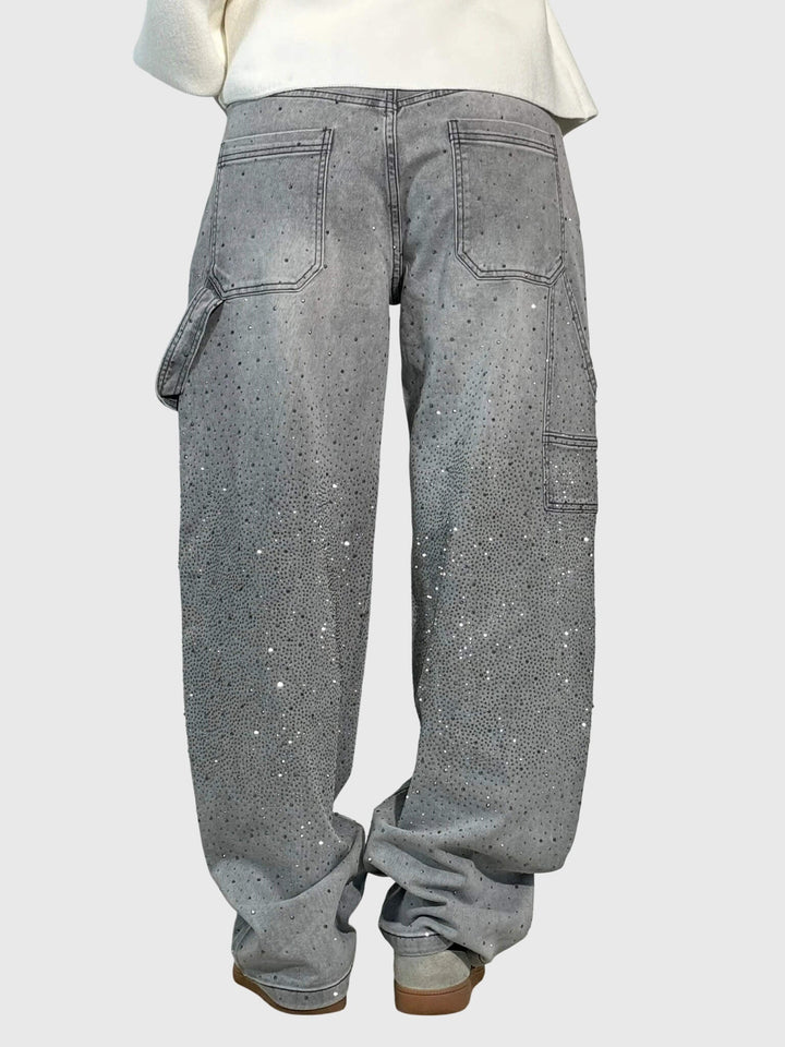 Women’s Rhinestone Embellished Party Pants