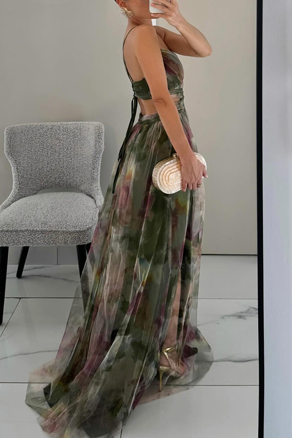 Women’s Sheer Illusion Evening Dress