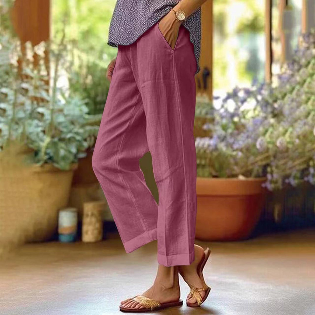Women’s High-Waisted Wide-Leg Trousers