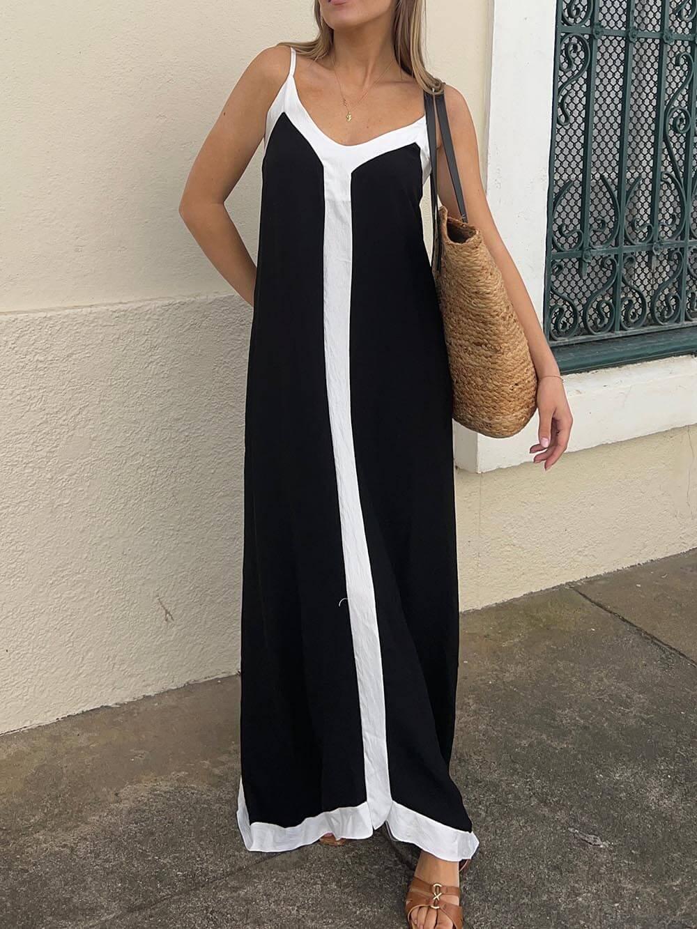Women’s Colorblock Midi Dress