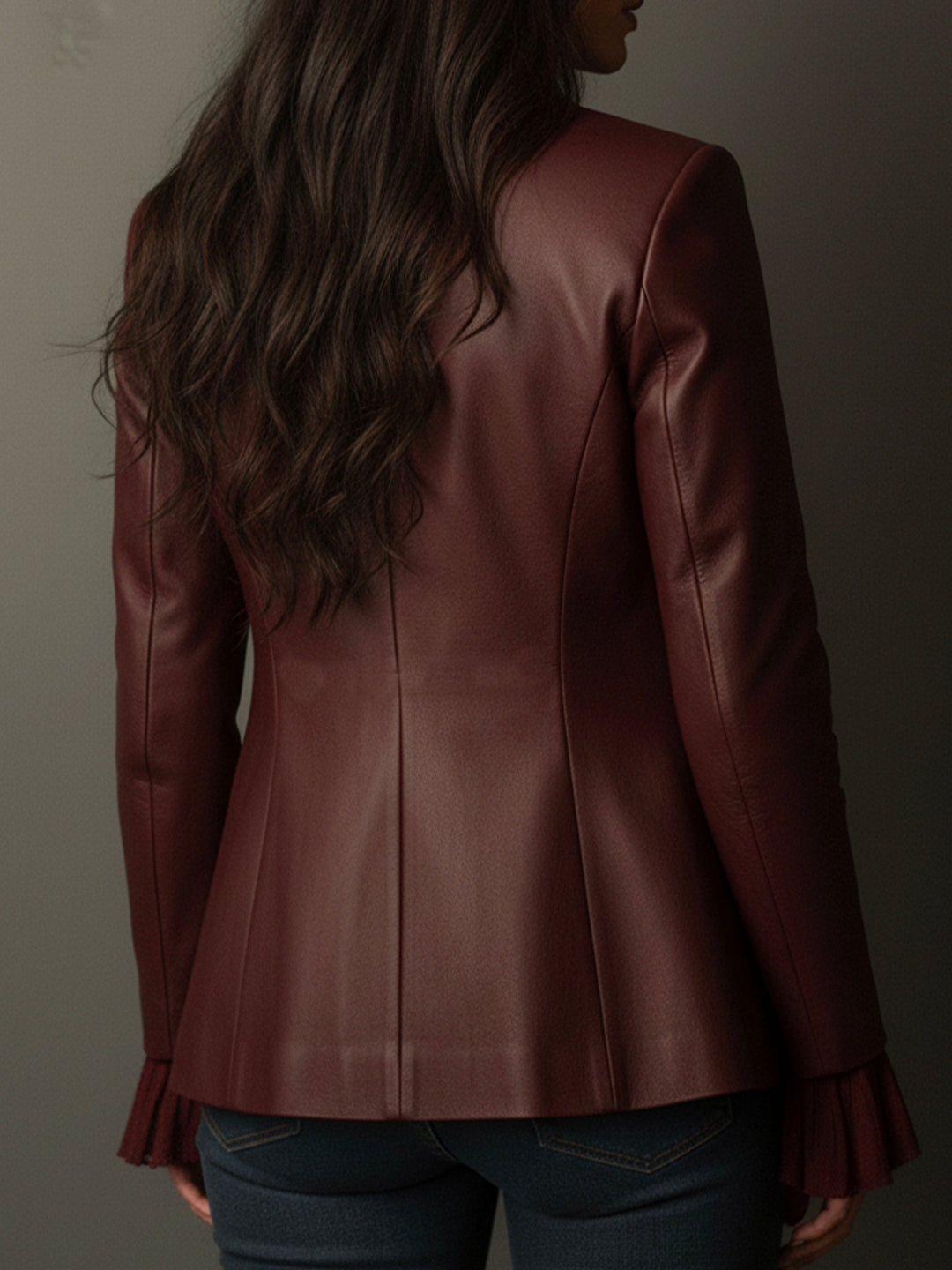 Women’s Vintage Burgundy Blazer