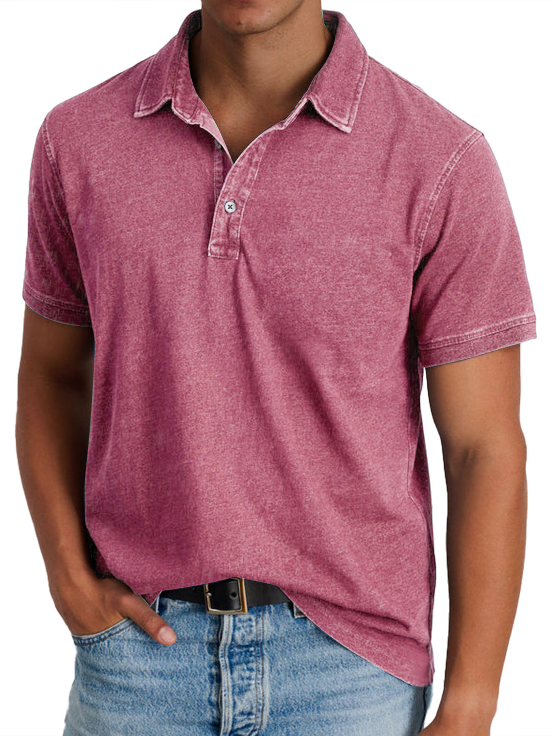 Men’s Slim Fit Short Sleeve Polo Shirt