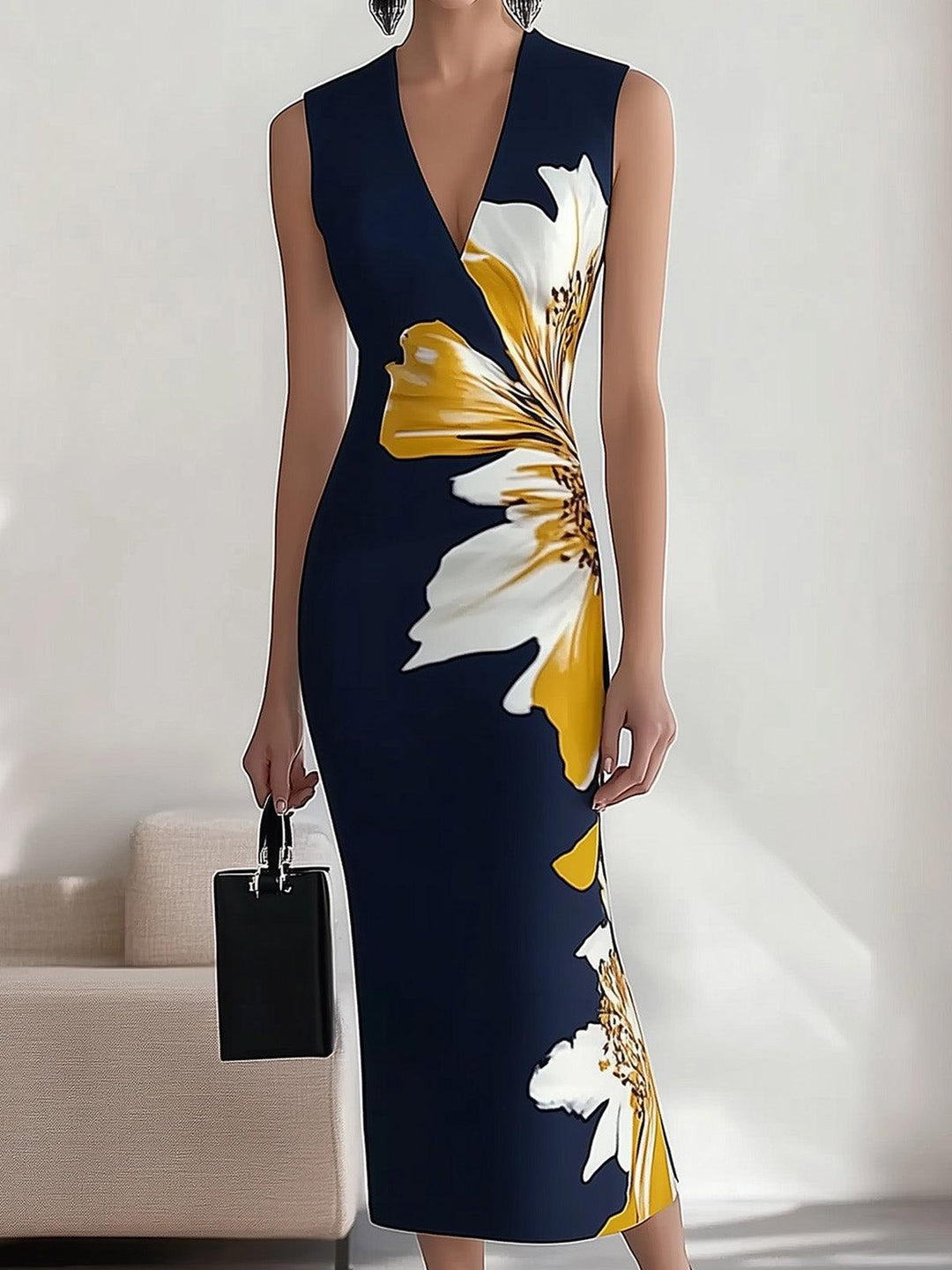 Women’s Elegant Party Midi Dress