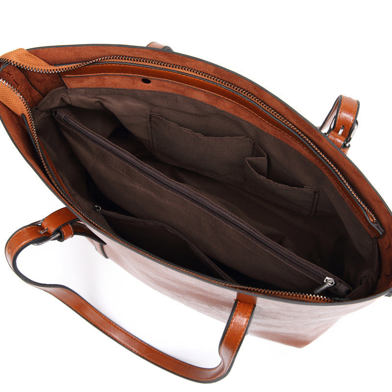 Women’s Classic Structured Work Tote Bag
