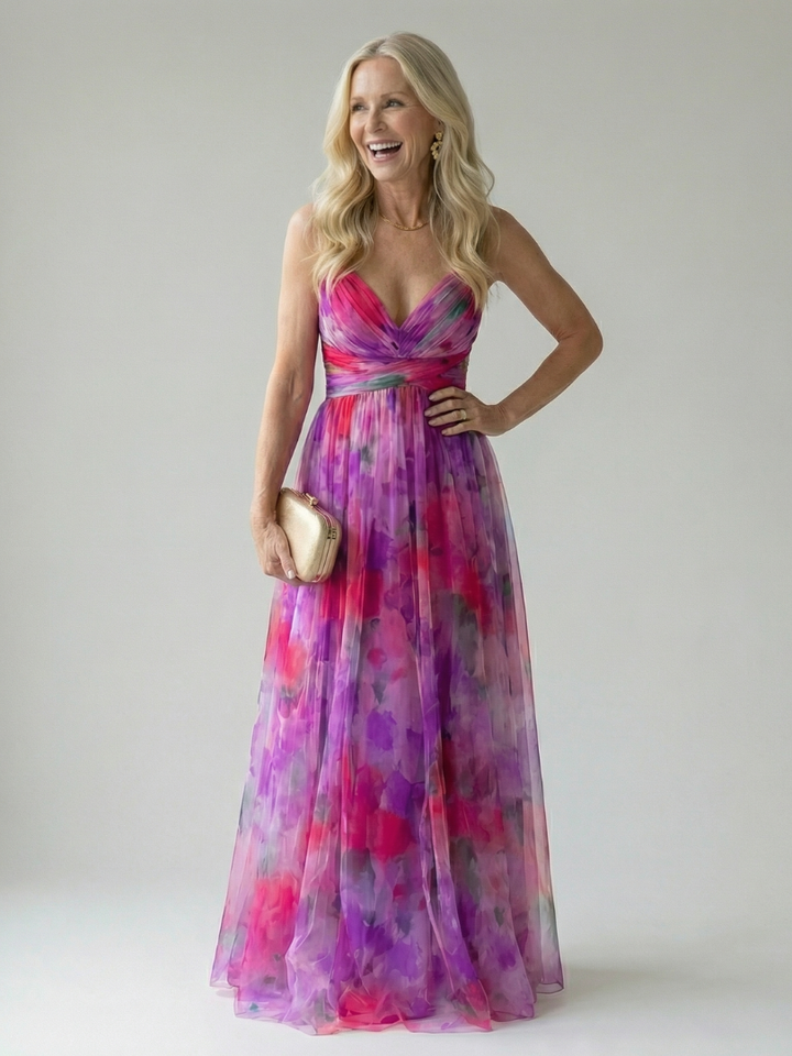 Women’s Soft Wrap Maxi Dress