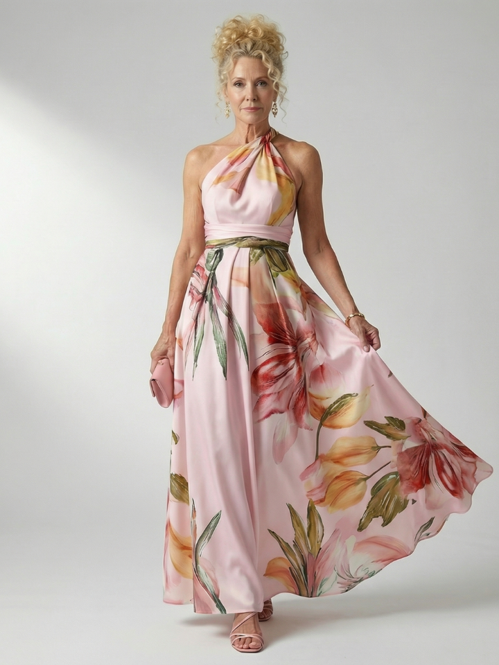 Women’s Lightweight Floral Print Maxi Dress