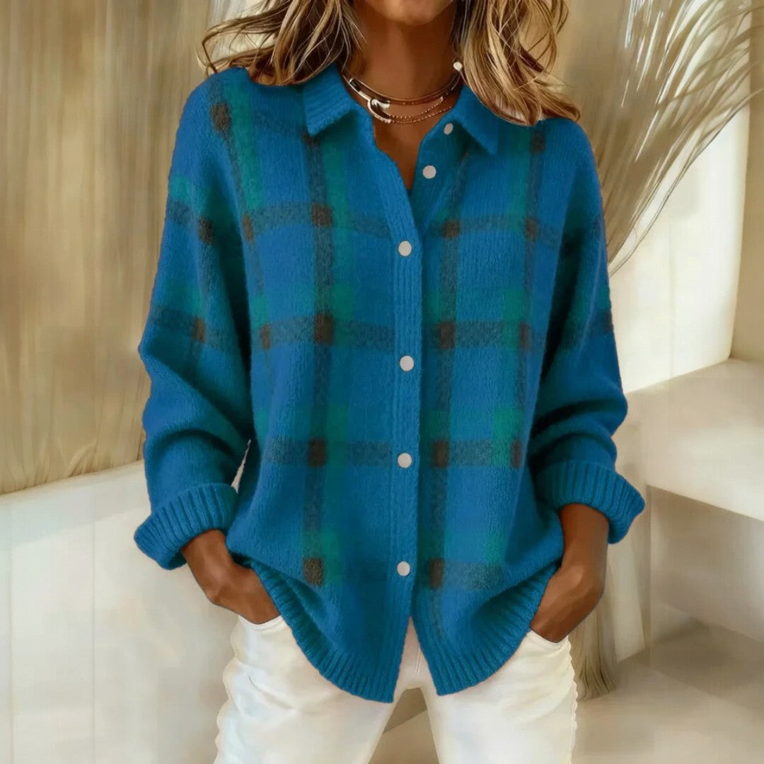 Women’s Striped Knit Pullover Sweater