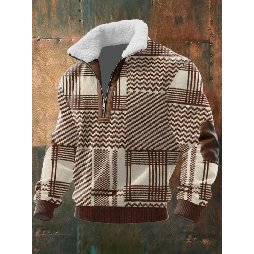 Men’s Half Zip Turtleneck Sweater