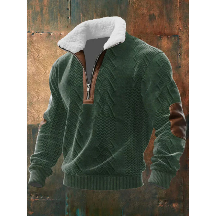 Men’s Half Zip Turtleneck Sweater