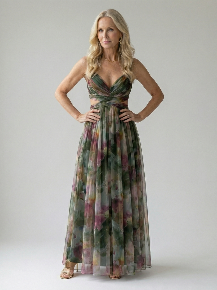 Women’s Soft Wrap Maxi Dress
