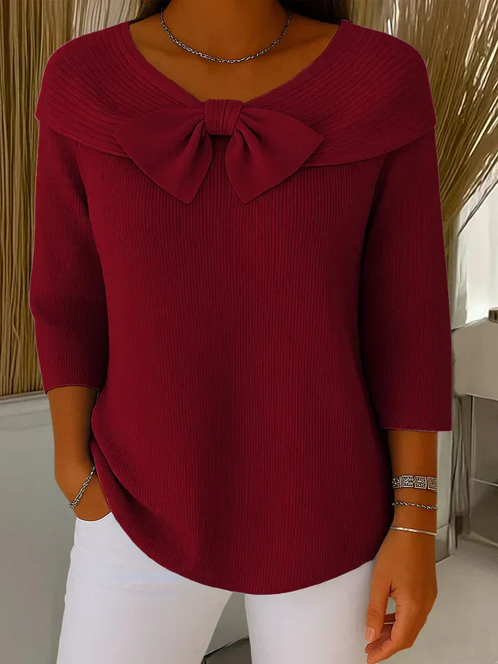 Women’s Long Sleeve Knit Pullover Sweater