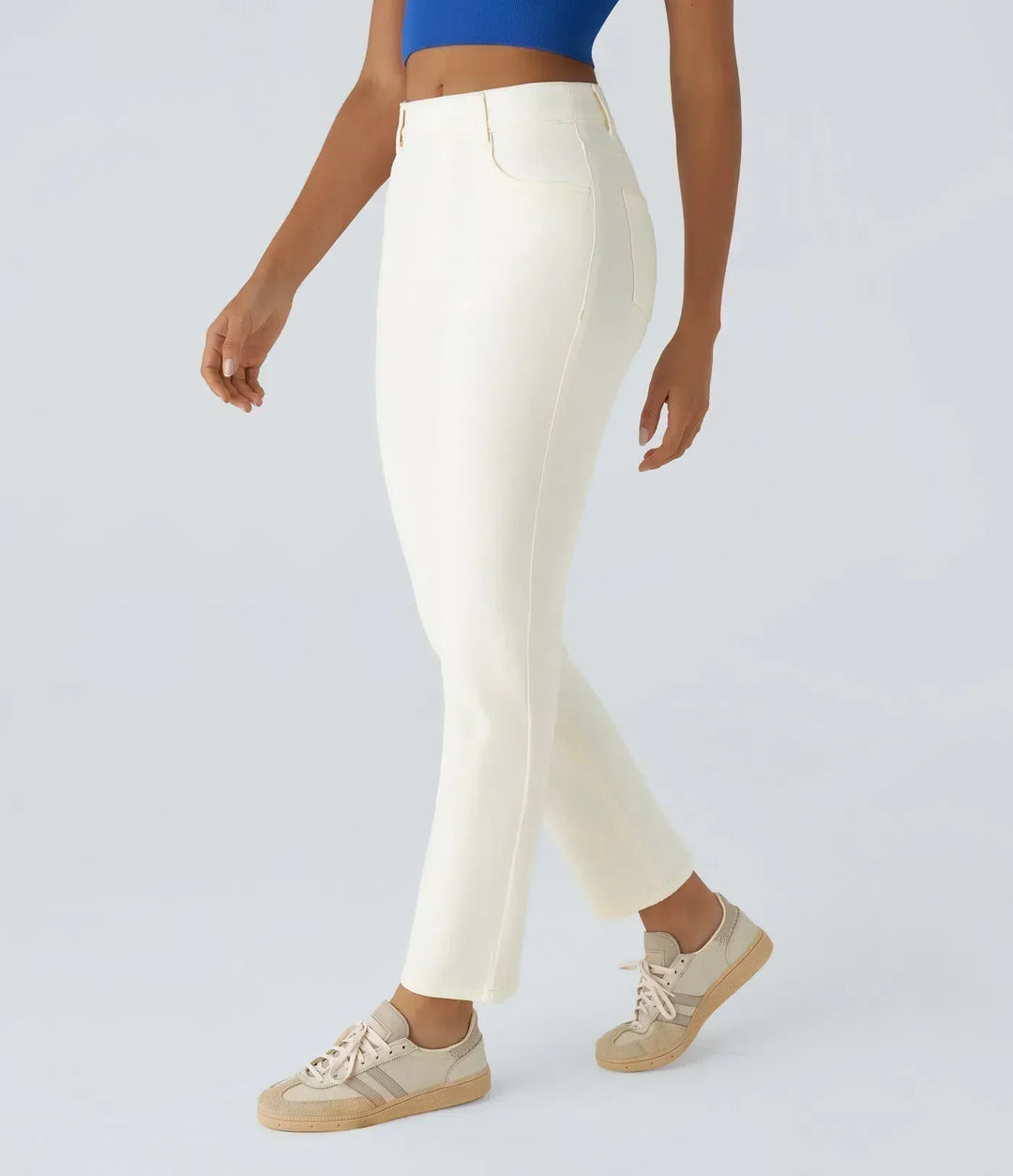 Women’s High Waisted Stretch Pull On Pants