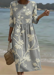 Women’s Elegant Floral Dress