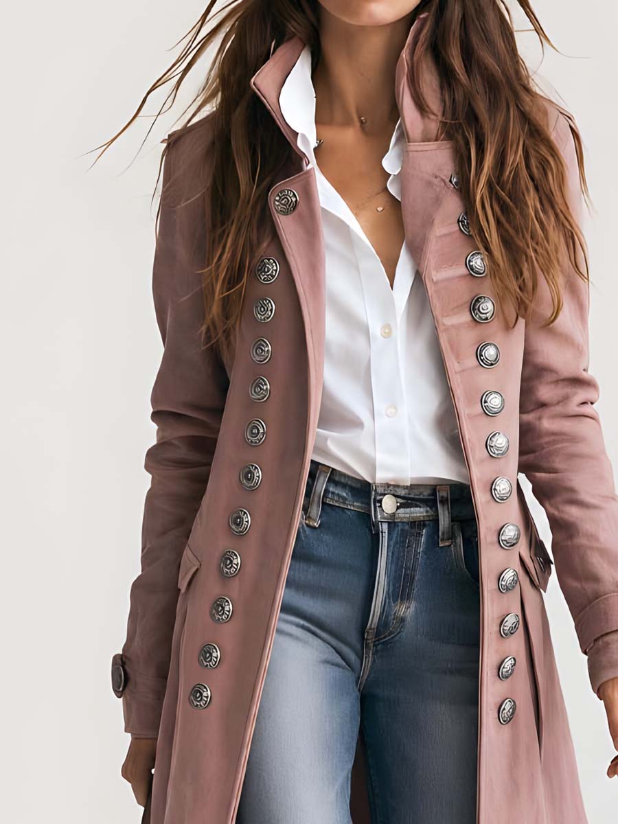 Men’s Military Double-Breasted Coat