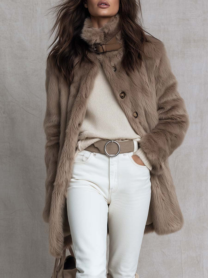 Women’s Belted Longline Winter Coat