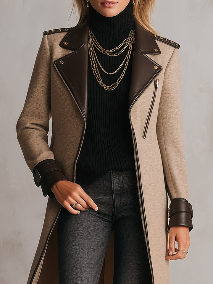 Women’s Moto Zip Front Coat