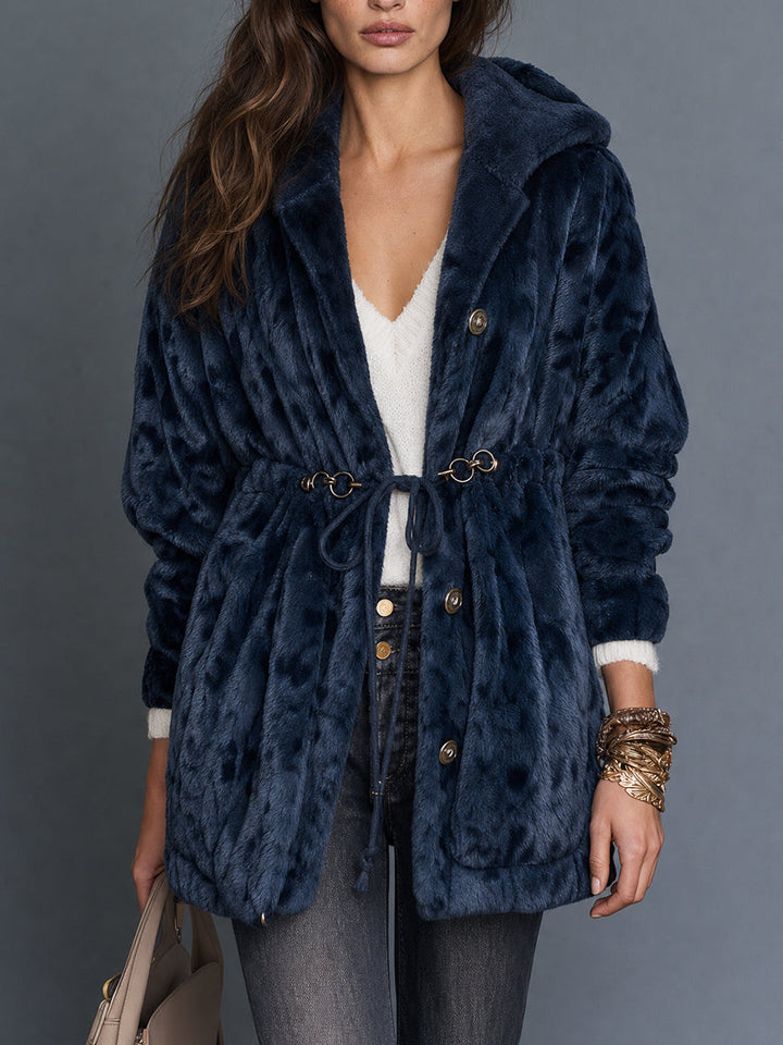 Midnight Nomad Faux Fur Jacket