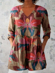 Women’s Longline V-Neck Tunic Blouse