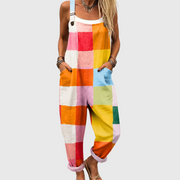Women’s Color Block One Piece Jumpsuit