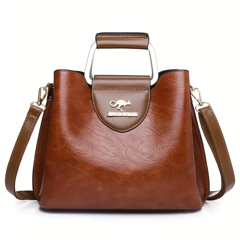 Women’s Drawstring Crossbody Bucket Bag