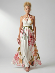 Women’s Lightweight Floral Print Maxi Dress