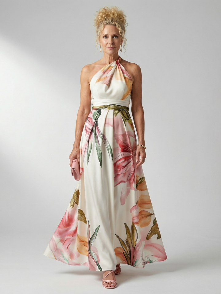 Women’s Lightweight Floral Print Maxi Dress