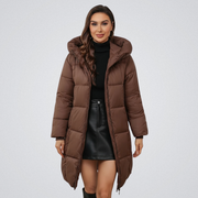 Women’s Hooded Longline Puffer Coat