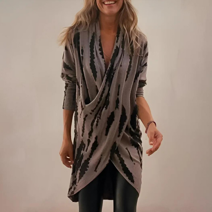 Women’s V-Neck Loose Fit Tunic Top
