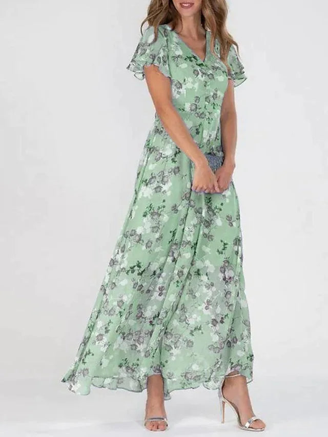 Women’s Ruched Tummy Control Evening Dress