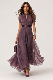 Women’s Flowy Evening Maxi Dress