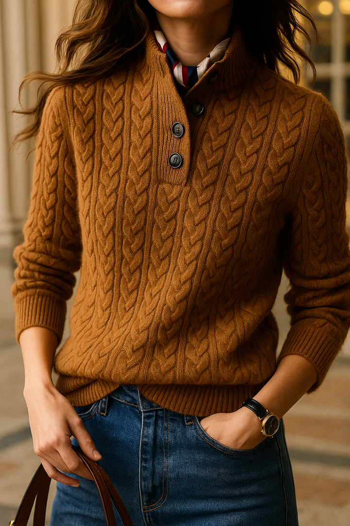 Women’s Textured Cable Knit Sweater
