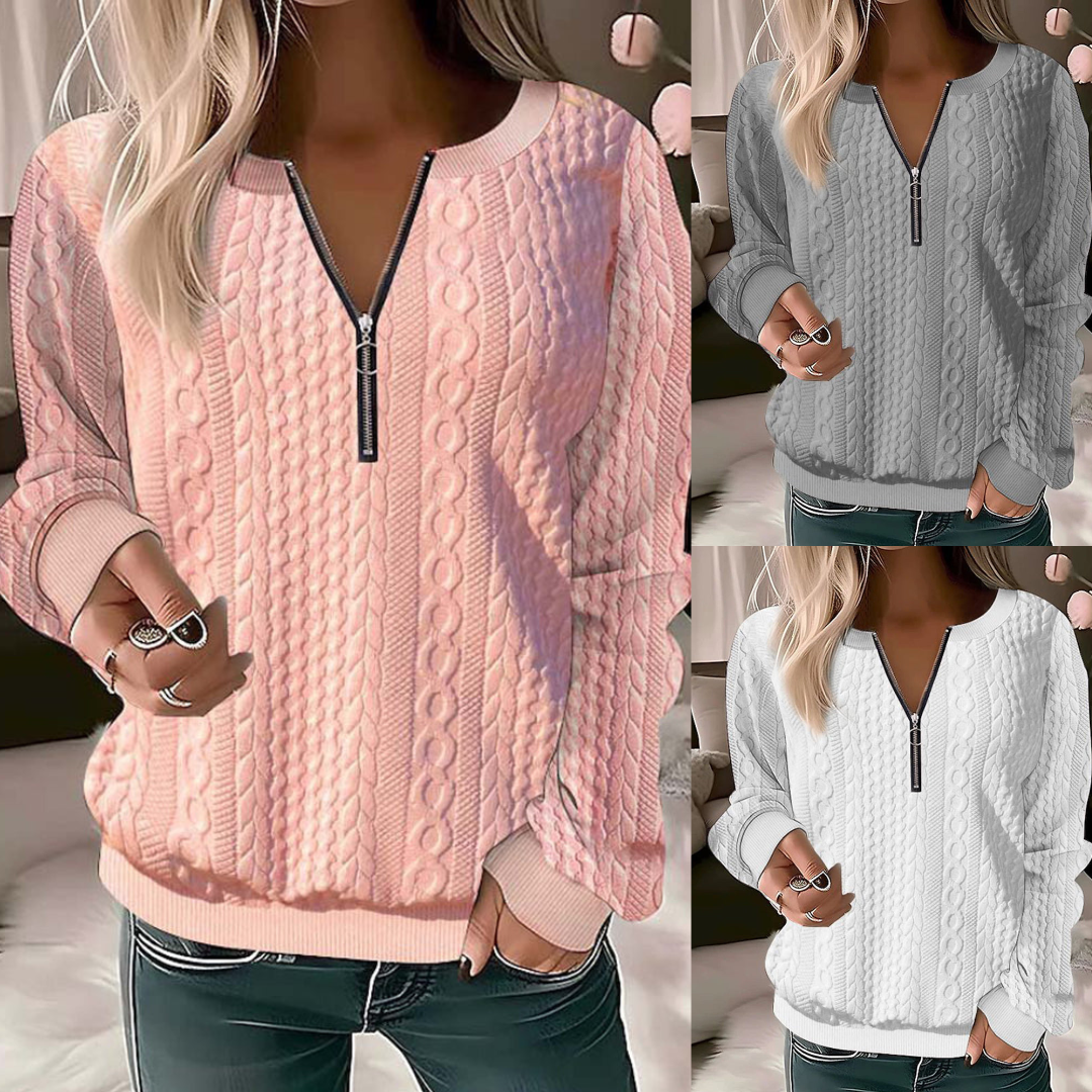 Women’s V-Neck Knit Sweater