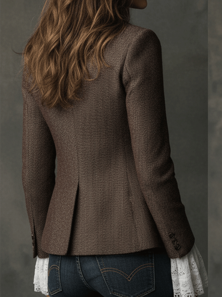 Men’s Vintage Brown Tailored Blazer