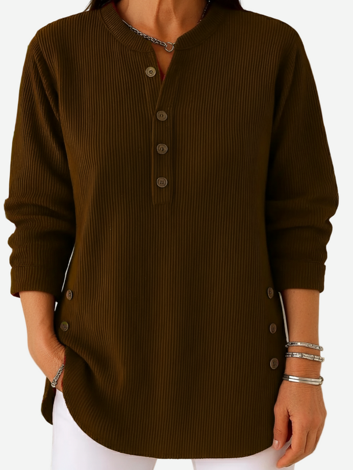 Women’s Long Sleeve Solid Knit Sweater