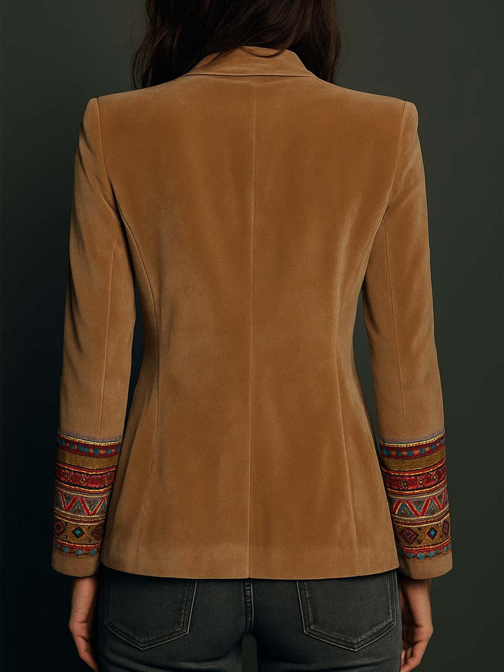 Women’s Bohemian Embroidered Blazer