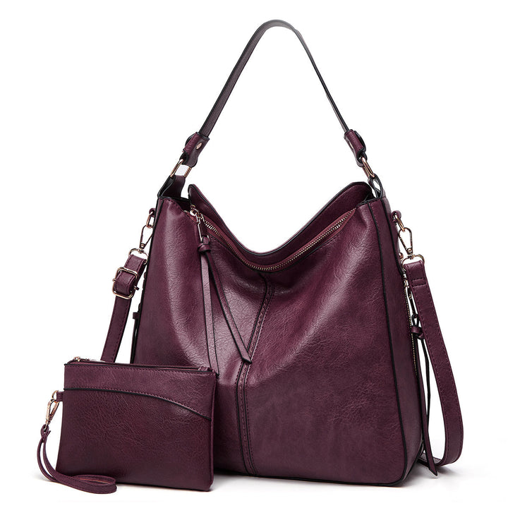 Women’s Hobo Shoulder Bag And Wallet Set