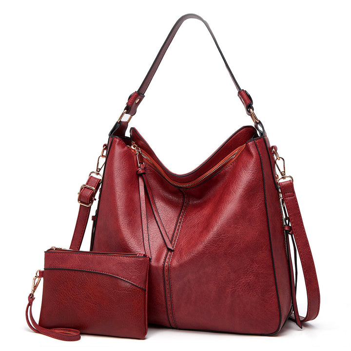 Women’s Hobo Shoulder Bag And Wallet Set