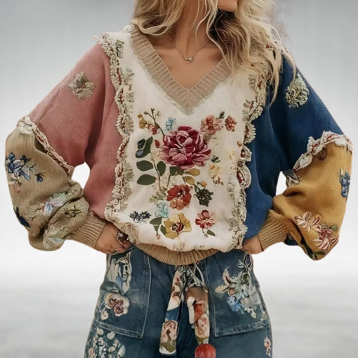 Women’s Boho Oversized Knit Jumper