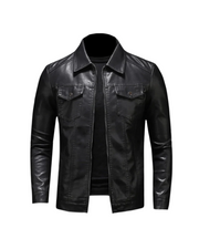 Men’s Classic Moto Biker Jacket