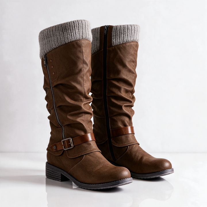 Women’s Comfortable Low Heel Ankle Boots