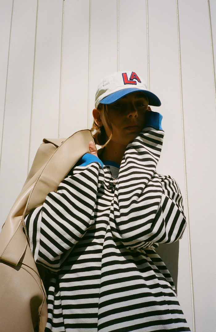 Women’s Striped Knit Pullover Sweater