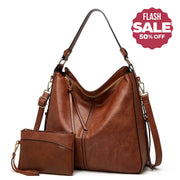 Women’s Hobo Shoulder Bag And Wallet Set