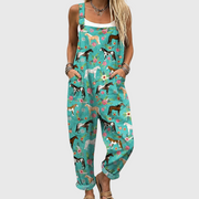 Flowered Horses Overall