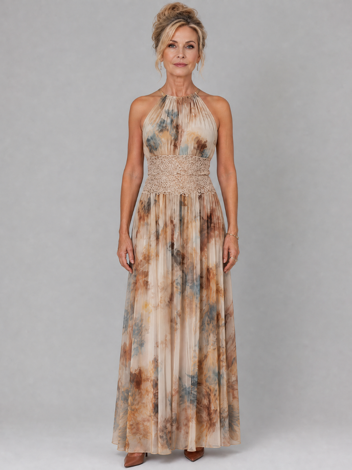 Women’s Halter Evening Maxi Dress