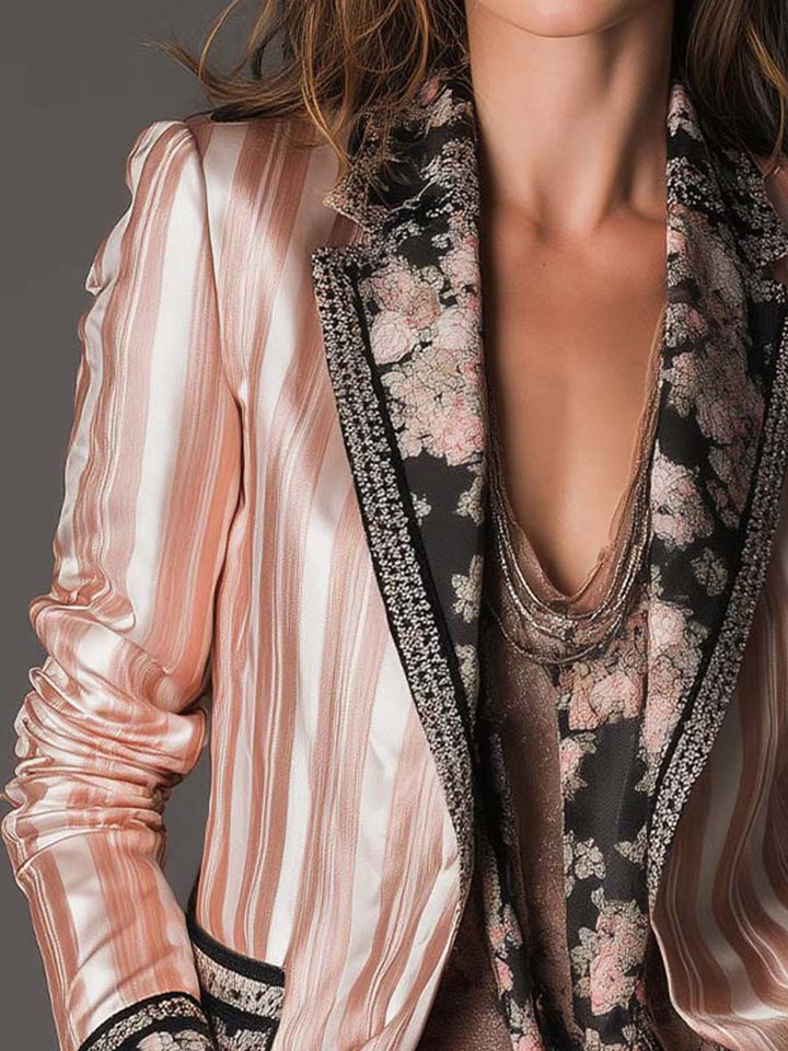 Women’s Tailored Striped Blazer
