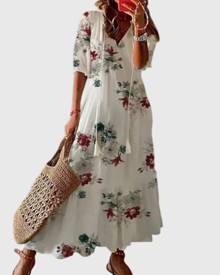 Women’s Boho Vintage Summer Maxi Dress