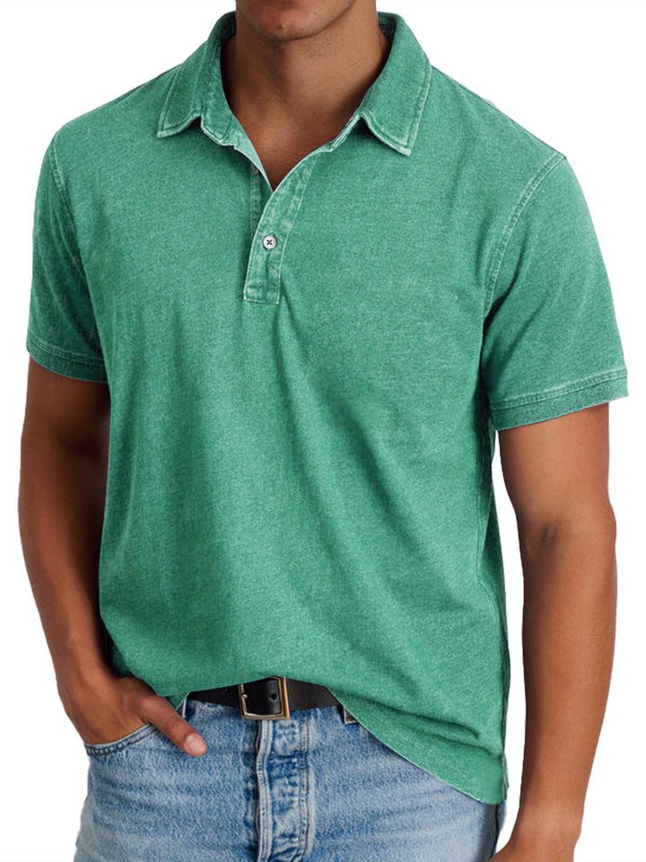 Men’s Slim Fit Short Sleeve Polo Shirt