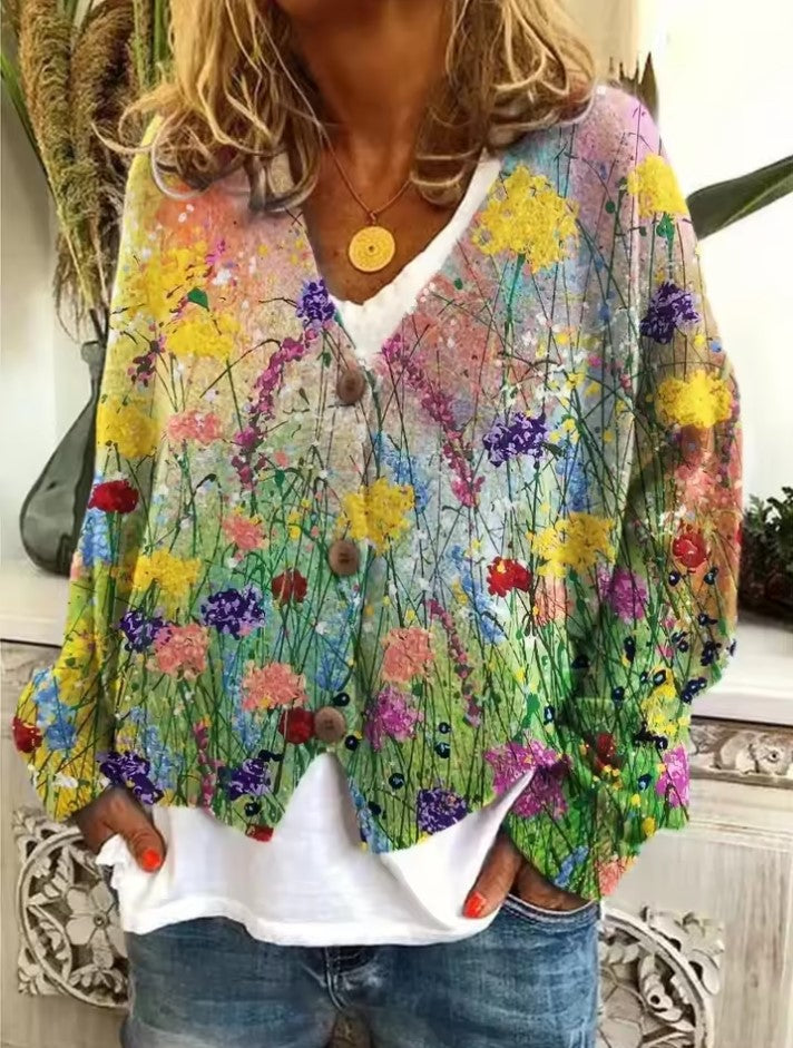 Women’s Multicolor Comfortable Knit Sweater