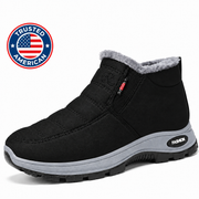 Women’s Quilted Slip-On Black Ankle Boots